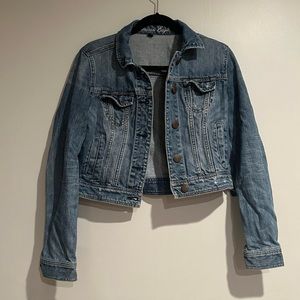 American Eagle Outfitters cropped jean jacket